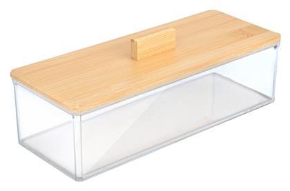 Καλάθι Αποθήκευσης Bamboo με Καπάκι 23.3x9.4x8.8cm Estia από το Katoikein