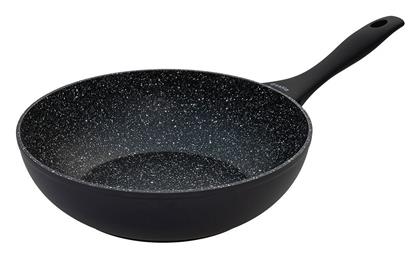 Magma Wok από Αλουμίνιο με Επίστρωση από Πέτρα 28cm Estia