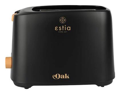 Oak Φρυγανιέρα 2 Θέσεων 700W Μαύρη Estia