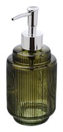 Olive Series Dispenser Γυάλινο Πράσινο 380ml Estia