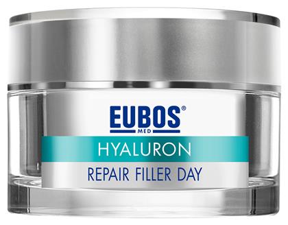 Hyaluron Repair Filler Κρέμα Προσώπου Ημέρας για Ενυδάτωση, Αντιγήρανση & Σύσφιξη με Υαλουρονικό Οξύ 50ml Eubos