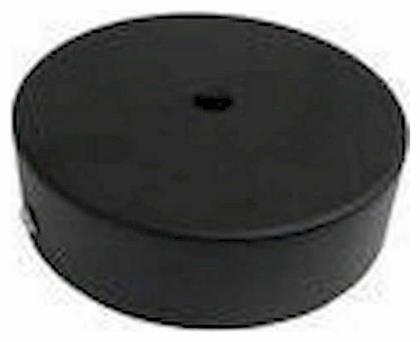 Ροζέτα Οροφής για Φωτιστικά Μαύρη Μαύρη 147-23075 Eurolamp