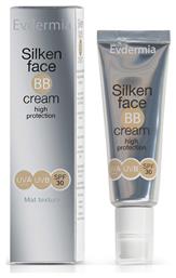 Sliken Face BB Αντηλιακή Κρέμα Προσώπου SPF30 με Χρώμα 50ml Evdermia