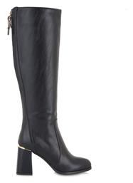 Γυναικείες Μπότες με Ψηλό Τακούνι Μαύρες Exe