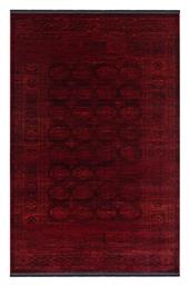 Nomade Σετ Μοντέρνα Χαλιά Κρεβατοκάμαρας Red 12-B531AHH 3τμχ Ezzo