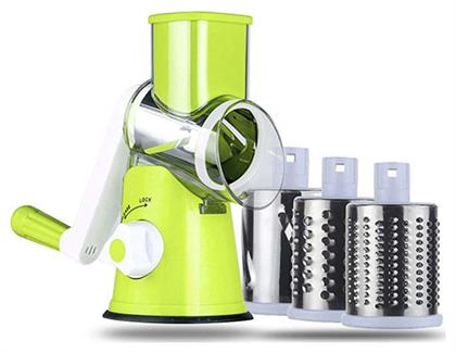 Χειροκίνητος Τρίφτης Τυριού Πράσινος 12x11x23.5cm Factory