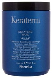 Μάσκα Μαλλιών Keraterm Anti-Frizz Disciplining για Επανόρθωση 1000ml Fanola