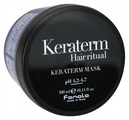 Μάσκα Μαλλιών Keraterm Anti-Frizz Disciplining για Επανόρθωση 300ml Fanola