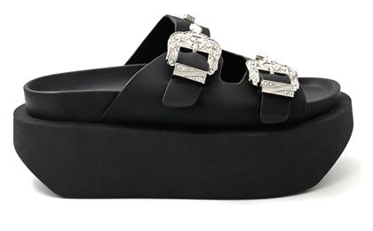 Δερμάτινα Γυναικεία Σανδάλια Flatforms Favela