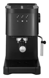FEM-1696 Μηχανή Espresso 1100W Πίεσης 15bar Μαύρη Finlux