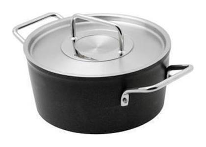 Adamant Βαθιά Κατσαρόλα από Αλουμίνιο 4.9lt / 24cm Fissler