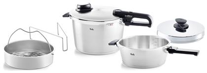 Vitavit Premium Χύτρες Ταχύτητας Set Quattro 8lt και 4lt Fissler