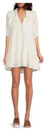 Φόρεμα Elora Mini OB1466331-WHITE Γυναικείο Free People