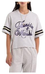 Γυναικείο T-shirt Γκρι Franklin & Marshall από το Z-mall