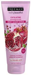 FeelingBeautiful Pomegranate Exfoliating Body Sugar Scrub 175ml Freeman