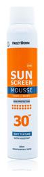 Sun Screen Mousse SPF30 Αντηλιακό Mousse Frezyderm