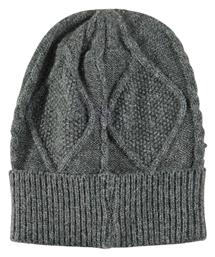 Beanie Γυναικείος Σκούφος Πλεκτός σε Γκρι χρώμα Funky Buddha