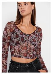 Γυναικείο Crop Top Floral Πολύχρωμο Funky Buddha