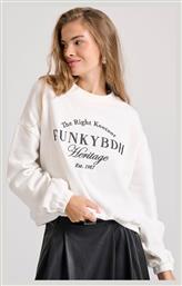 Γυναικείο Φούτερ Λευκό Funky Buddha