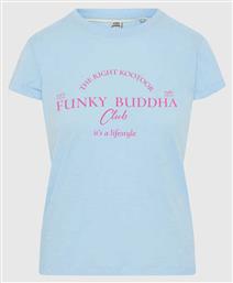 Funky Buddha Γυναικείο T-shirt Μπλε