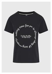 Γυναικείο T-shirt Μπλε Funky Buddha