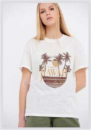 Γυναικείο T-shirt Λευκό Funky Buddha από το Funky Buddha