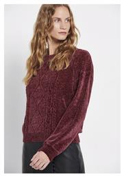 Πουλόβερ Μπορντό FBL008-111-09-RUBY-WINE Funky Buddha από το Outletcenter