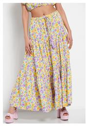 Ψηλόμεση Maxi Φούστα Floral Πολύχρωμη Funky Buddha