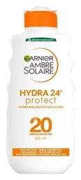 Ambre Solaire High Protection Αδιάβροχη Αντηλιακή Κρέμα για το Σώμα SPF20 200ml Garnier