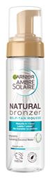 Ambre Solaire Natural Bronzer Mousse 200ml Garnier