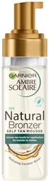 Ambre Solaire Vegan Natural Bronzer Self Tanning Mousse Σώματος 200ml Garnier