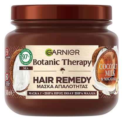 Botanic Therapy Μάσκα Μαλλιών Coconut Milk & Macadamia για Ενυδάτωση 340ml Garnier