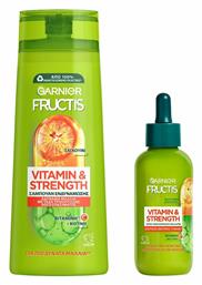 Fructis Vitamin & Strength Σετ Περιποίησης Μαλλιών για Αναδόμηση & Θρέψη 2τμχ Garnier