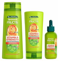 Fructis Vitamin & Strength Σετ Περιποίησης Μαλλιών με Σαμπουάν 3τμχ Garnier