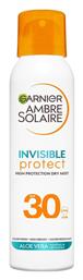 Invisible Protect Mist SPF30 Αντηλιακό Mist 200ml Garnier