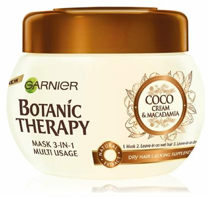 Μάσκα Μαλλιών Ultimate Blends Coconut Milk & Macadamia για Λείανση 300ml Garnier