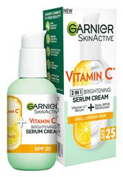 Skinactive Vitamin C Brightening SPF25 Serum Προσώπου με Βιταμίνη C για Λάμψη 50ml Garnier