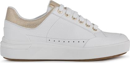 Geox Dalyla Γυναικεία Ανατομικά Sneakers White/Champagne