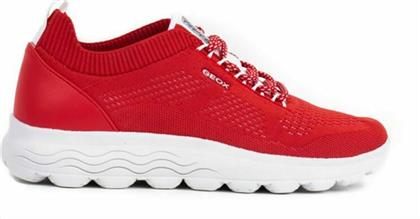 Geox Spherica Γυναικεία Ανατομικά Sneakers Κόκκινα από το MyShoe