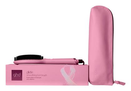 Ηλεκτρική Βούρτσα Glide Smooth Hot 50W Ροζ GHD