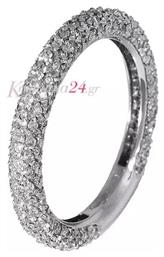 Γυναικείο Δαχτυλίδι Ολόβερο Χρυσό 18Κ - Kosmima24