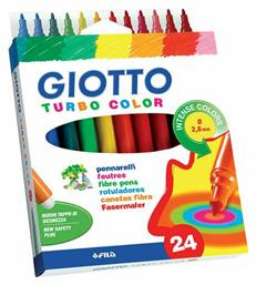 Turbo Color Μαρκαδόροι Ζωγραφικής Λεπτοί σε 24 Χρώματα Giotto