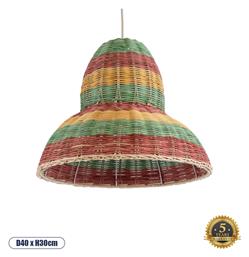 Caballeros Κρεμαστό Φωτιστικό Bulb 40x30εκ. GloboStar