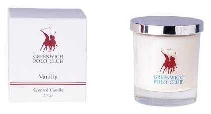 Αρωματικό Κερί σε Βάζο με Άρωμα Vanilla 200gr Greenwich Polo Club