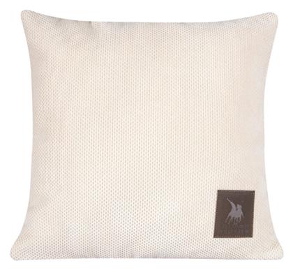 Μαξιλάρι Καναπέ 3922 Fleece Ivory 42x42εκ. Greenwich Polo Club