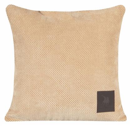 Μαξιλάρι Καναπέ 3923 Fleece Beige 42x42εκ. Greenwich Polo Club