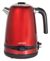 HHB8702D Red 1.7lt με Ισχύ 2200W Κόκκινος Gruppe