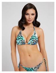 Bikini Τριγωνάκι Animal Print Τιρκουάζ Guess