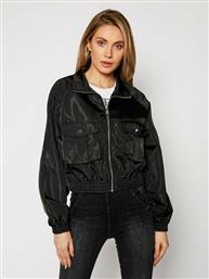 Guess Μπόμπερ μπουφάν W1RL84 WDOG2 Μαύρο Regular Fit από το Modivo