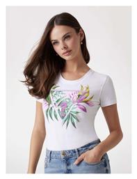 Cn Ss Leaf Triangle T-shirt Guess